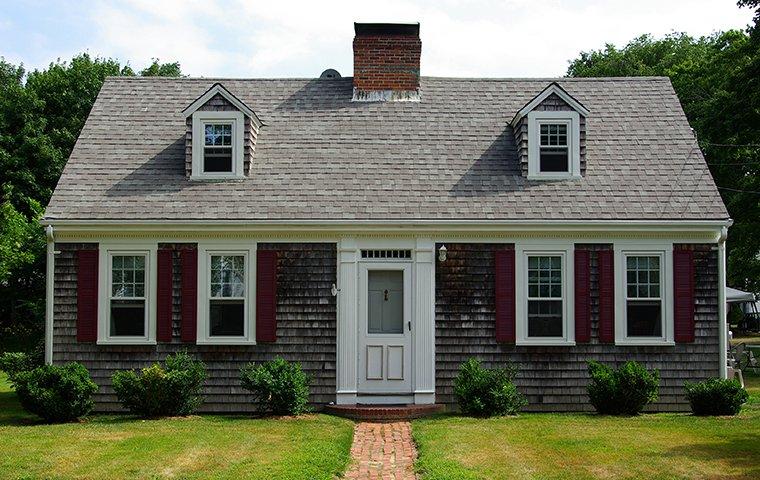 Front view of a house