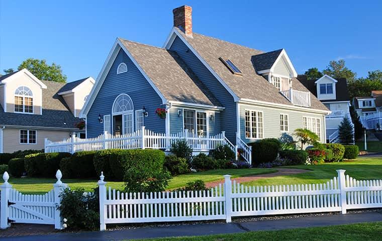 a large home and yard in white plains new york